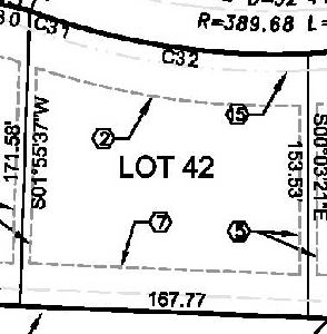 Image and dimensions for lot 42